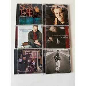 Steven Chapman Hits First Hand About Love Christmas Real World Signs Life CD Lot
